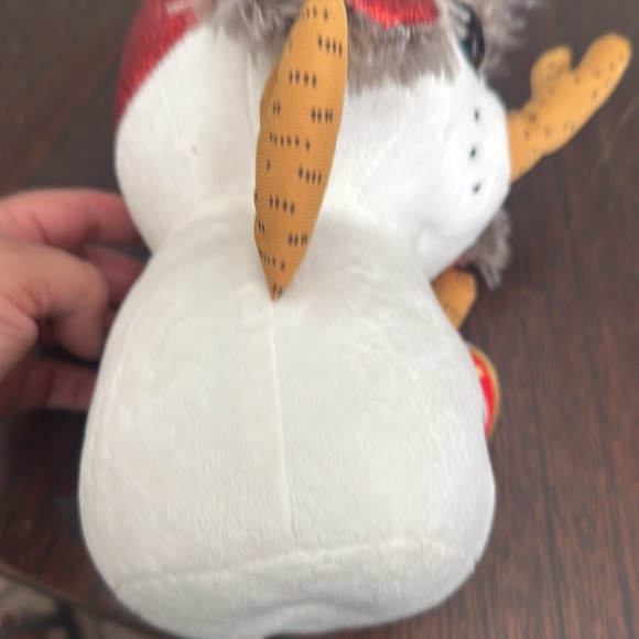 TY Beanie Boos dreams big eyed Buttons the snowman Christmas holiday winter - Picture 8 of 9